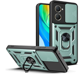 Armor Case For VIVO Y28S Y18 Y18e Y28 Y03 Y02 Y17S Y27 Y16 Y36 5G Cover Lens Protection With Ring Magnetic Holder Coque Fundas