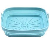 Air Fryer Silicone Pot Square Foldable Air Fryer Silicone Liners Air Fryer Pad Replacement of Flammable Parchment Liner Paper