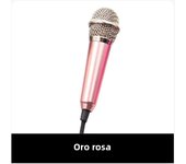 Portable 3.5mm Stereo Studio Mic KTV Karaoke Mini Microphone For Smart Phone Laptop PC Desktop Handheld Audio Microphone