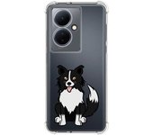 Funda Silicona Antigolpes para Vivo V29 Lite 5G diseño Perros 01 Dibujos