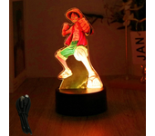 Actions Figure One Piece Luffy Zoro Anime Figures 3D Lamp PVC Action Collection Model Toys LED Night Light Kid Christmas Gift
