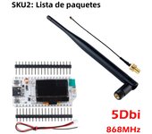 0.96 OLED Display ESP32 lora 32 v3 868MHz 915MHz HTIT-WB32LA_V3 LoRa32 SX1262 Development Board 2/5dbi for meshtastic devices