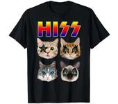 Van Gogh Starry Night Cat T-shirt Hip Hop Street Clothing New Fashion Casual Top T-shirt Classic Fit Cat Lover Collar 51314
