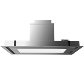Campana de Techo Bolero Flux TIR 908000 Inox 90cm Succión 800m3/h Motor 210W A++ Control Remoto y Luz