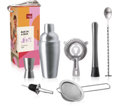 Vacu Vin Set de coctelería Bar in a Box Amante del Cóctel ( 7 piezas),estuche