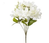 Poenia Arte Floral Ramo de Flores Dalia Artificial 48cm - Decoración Floral