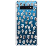 Funda original compatible con Samsung Galaxy S10 - Rick y Morty Faces