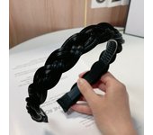 New Fashion Women Headband Handmade Braided Hairband Girls Solid Color Headwear Hair Accessories Wholesale