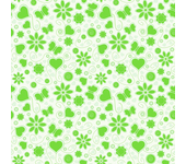 Papel Pintado Floral Verde