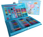 YverLand Descubre el Universo Creativo con el Estuche Maletín Superartista: Kit Completo de 86 piezas. Arte para Niños y Niñas, Desarrollando Imaginación y Talento a través de Pintura y Dibujo