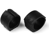 10pcs Chair Foot Anti-front Tilt U Shaped Floor Glides Tubing Caps Bumper Damper Stool Chair Leg Pipe Clamp Floor Protector