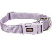 TRIXIE Collar Premium, XS–S: 22–35 cm/10 mm, Lila Claro
