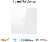Tuya Wifi Smart Touch Light EU Switch Wireless Remote LED Light Switches No Neutral Wire Required 1-4 Gang Alexa Google Home