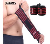 AOLIKES 1 Pair Wristband Wrist Support Weight Lifting Gym Training Wrist Support Brace Straps Wraps Crossfit Powerlifting