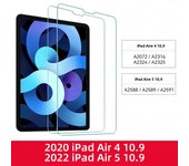 2pcs Tempered Glass Films for 2024 iPad Air 11/13 M2 Pro 11/13 M4 Screen Protector for iPad 3/4/5/6/7/8/9/10th Air 4/5 Pro 11