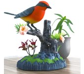 Sound Voice Control Electric Bird Pet Toy Electric Simulation Induction Bird Cage Birdcage Toy