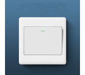 1/2/3/4 Gang Wall Switches 1Way Button Wall Light Switch Panel On / Off Push Buttons with LED Lamp Home Accessories