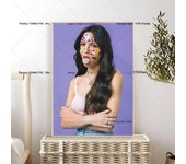 1PC Singer O-Olivia R-Rodrigo Poster Self-adhesive Art Waterproof Paper Sticker Coffee House Bar Room Wall Decor