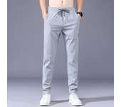 New Men's Casual Pants Thin Pant Straight Summer Quick Dry Trousers Male Fashion Stretch Khaki Jogging Lightweight Pants