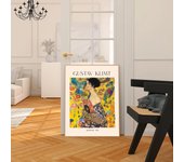 Gustav Klimt Flower Garden Sunflowers Self-adhesive Art Poster Whitepaper Prints Posters Artwork Home Decor
