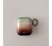 Retro Mint Latte Transparent Gradient Cute Pendant Earphone Case Cover for AirPods 1 or 2 3 4 AirPods Pro Pro 2