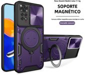 Magsafe Magnetic Camera protection case for Xiaomi Redmi Note 11 Pro 11E Pro Armor Hybrid Metal Ring Back Cover For Note 11s 11A