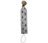 Cadena para chupete bebé - Chupetero personalizado con el nombre - Práctica y segura sujeción para chupetes - Leash & Case incluida- Bebitos