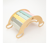 Balancín Pikler de madera - Juguete infantil para estimulación motriz y diversión en tu hogar