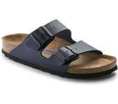 Zapatillas Birkenstock modelo Arizona Soft Footbed Birko-Flor para hombre en color negro
