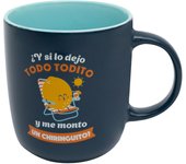 MR TAZA - ¿Y SI LO DEJO TODITO Y ME MONTO UN CHIRINGUITO? NAVIDAD 8x5x9 Cms.