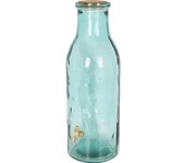 La Mediterránea - Botella de Vidrio 5L Olivar con Grifo - Elegante y Funcional - Duradera y Versátil - Segura y Reutilizable - Conserva la Frescura - Con Tapón