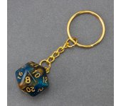 Galaxy D20 Dice Keychain Fashion Keyring Ornament Key Chain Pendant Men Kids Toys Gifts