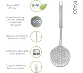 SANCO STORE - ORYX Espumadera Cocina Acero Inoxidable 34x11,5 (Alt) cm.