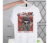 Gorillaz Modern Music Band Cartoon Men's Tshirt Cute Printing Shirt Mens Fashion T-Shirt For Men Casual Tops Short Sleeve
