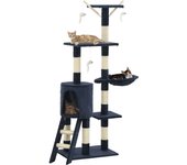 Rascador para Gatos con postes de isal color crema 97,5 cm