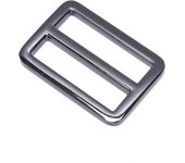 Rectangle Metal Tri Glide Backpack Strap Adjust Bag Buckle Webbing Slider Buckle