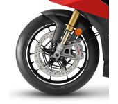 Kit Tiras Adhesivos para LlantasF3 Ruedas 17 "compatibles con Moto Mv Agusta F3