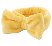 Bow Headband Wristband Set Towel Elastic Soft Washing Face Shower Make Up Yoga Sports Skincare Headband For Women Girls