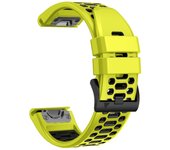 QuickFit 22mm 26mm Sport Breathable Silicone Strap For Garmin Fenix 7X 7 Pro 6X 6 5 5X Plus/Epix 2 47mm 51mm Bracelet Watchbands