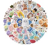10/30/55pcs Kawaii Calico Critters Stickers for Laptop Scrapbook Waterproof Cartoon Graffiti Decals Cute Kids Sticker Toys Decor
