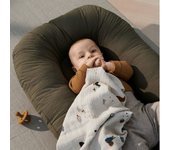 Colchoneta Biónica para Bebe, de Algodón Puro, agradable para la Ropa, para dormir, muselina de Algodón para recibir nacidos, Moda, para Cama Intermedia