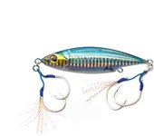 JLC Real Slow Jig Pesca Jigging  Montaje Anzuelos  Doble Colores Realistas