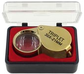 Pocket Jewelry Loupe Jewelers Diamond Eye Magnifying Glass Magnifier Metal Tools For Coins Gems Stamps Watches