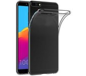 Tumundosmartphone Funda Gel Tpu Fina Ultra-Thin 0,5mm Transparente para Huawei Honor 7A / Y6 2018