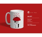 ROYMART TAZA ENAMORADOS LOVE BELOW UMBRELLA TAZAS
