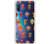 Funda compatible con Xiaomi Mi 9 - Patron mascaras africanas