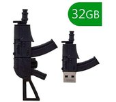 Memoria USB Pen Drive USB x32 GB Silicona Metralleta