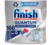 Finish Powerball Quantum Infinity Shine 166 pastillas para lavavajillas