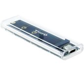 Tooq carcasa externa ssd m.2 ngff/nvme usb-c 3.1 gen2 rgb