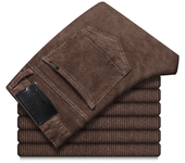 5 Color Men's Thick Corduroy Casual Pants 2023 Winter New Style Business Fashion Stretch Regular Fit Trousers Male Brand Clothes